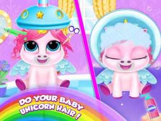 Capture 6 juegos del unicornio del bebé Cuidado-unicornio android