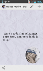 Captura de Pantalla 5 Frases de la Madre Teresa android