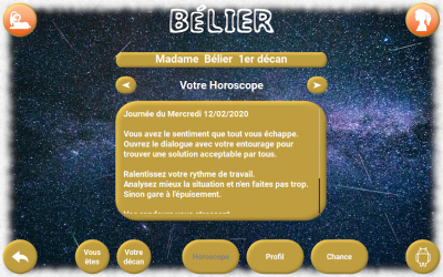 Capture 7 Horoscope Bélier android