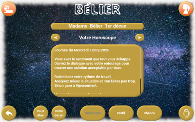 Captura de Pantalla 11 Horoscope Bélier android
