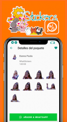 Screenshot 7 Danna Paola Stickers para WhatsApp android