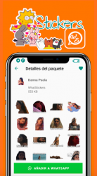 Screenshot 8 Danna Paola Stickers para WhatsApp android