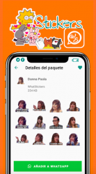 Screenshot 6 Danna Paola Stickers para WhatsApp android