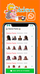 Captura 2 Danna Paola Stickers para WhatsApp android