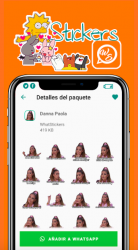 Capture 4 Danna Paola Stickers para WhatsApp android