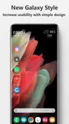 Captura de Pantalla 10 Launcher  Galaxy S21 Style android
