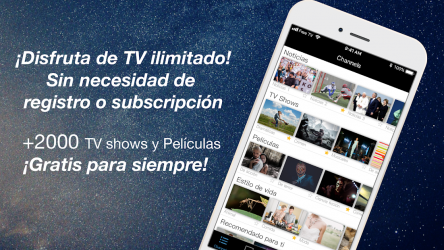 Screenshot 2 Free TV App: Noticias, TV Programas, Series Gratis android