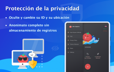Screenshot 11 VPN Tomato gratis | Veloz proxy VPN hotspot gratis android