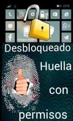 Screenshot 2 Celular Bloqueo Huella Pantalla windows