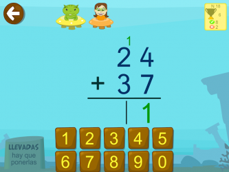 Captura de Pantalla 5 Matemáticas con Grin I 4,5,6 años primeros números android