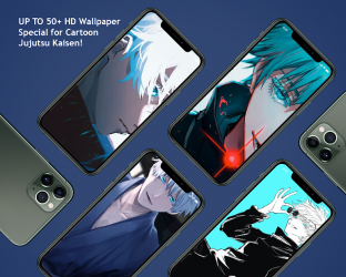 Imágen 3 HD Wallpaper of Gojo Satoru JJK Anime 4K android