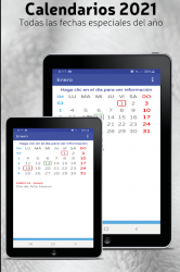 Captura de Pantalla 11 Calendarios 2021 con festivos gratis android