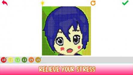Screenshot 3 Anime Cross Stich - Pixel Art Color By Number Book windows