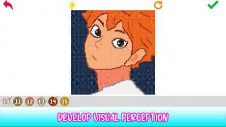 Imágen 2 Anime Cross Stich - Pixel Art Color By Number Book windows