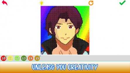 Screenshot 6 Anime Cross Stich - Pixel Art Color By Number Book windows