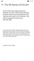 Screenshot 2 The 99 Names Of ALLAH (SWT) windows