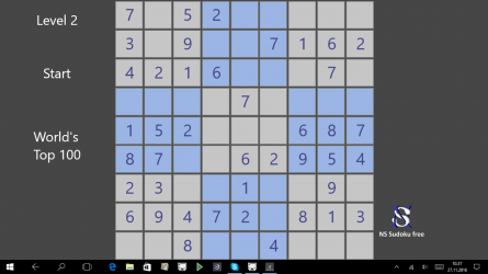 Captura 2 NS Sudoku free windows