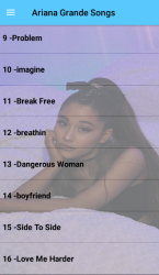 Imágen 3 Ariana Grande Songs Offline (51 songs) android