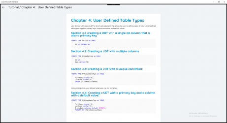 Screenshot 9 Learn Microsoft SQL Server windows