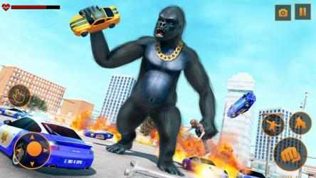 Screenshot 14 Angry Monster Gorilla - Godzilla King Kong Games android