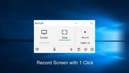Screenshot 1 RecForth - Free Screen Recorder & Video Recorder windows