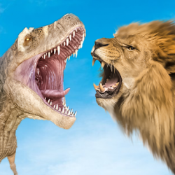 Image 1 león vs dinosaurio: supervivencia de batalla android