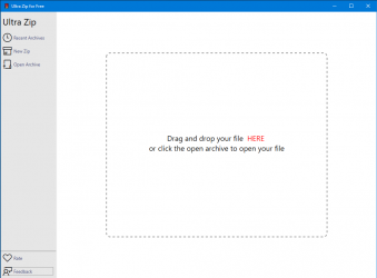 Screenshot 1 Ultra Zip for Free windows