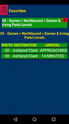 Screenshot 2 Chicago CTA Bus Tracker android