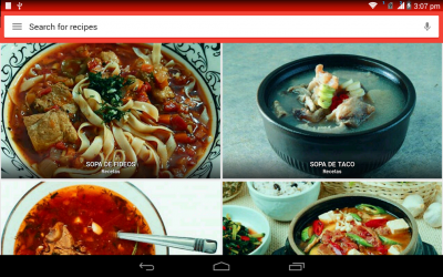 Captura 10 Recetas de sopa android