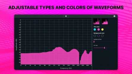 Image 3 Spectrum Analyzer - Music Visualizer: Sound spectrum graph and audio frequency check windows