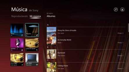 Screenshot 2 Música de Sony windows