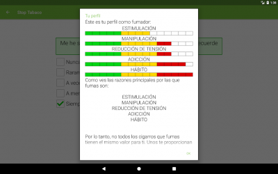 Screenshot 12 Stop Tabaco. App gratuita para dejar de fumar android