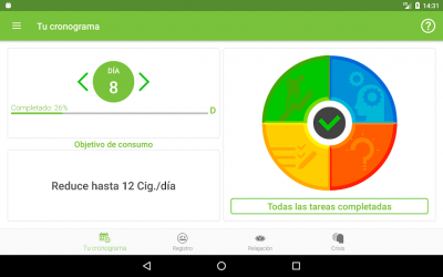 Screenshot 14 Stop Tabaco. App gratuita para dejar de fumar android