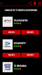 Capture 4 Canales EC - Televisión Ecuatoriana Gratis android
