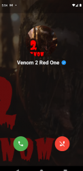 Imágen 3 Venom 2 Red One Fake Call android