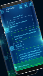 Captura 3 Nuevo Hacker Messenger 2021 tema android