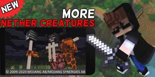 Capture 13 Nether Creatures Mod for MCPE [Nether Update] android