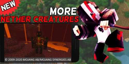 Captura 5 Nether Creatures Mod for MCPE [Nether Update] android