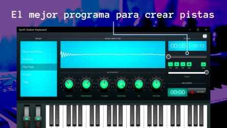 Captura de Pantalla 3 Synth Station - Simulador de piano virtual: teclado musical, tonos de sintetizador windows