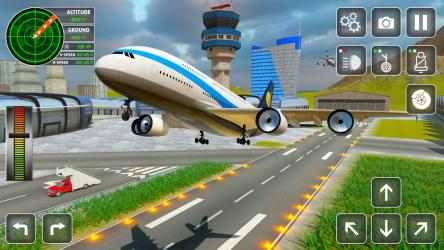 Screenshot 5 Flying Airplane Pilot Flight Simulator-Plane Games android