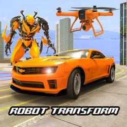 Captura 1 Drone Robot car transforming war games android