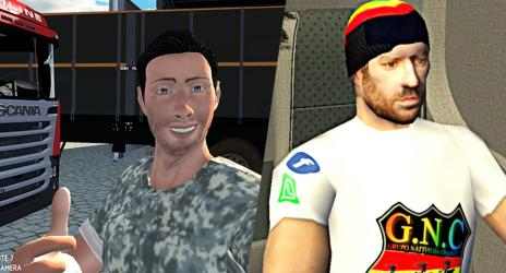 Screenshot 3 Skin Personagens World Truck Driving Simulator android