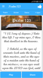 Captura de Pantalla 2 Psalm 123 android