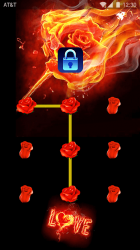 Captura de Pantalla 2 Fire Rose - Lock Master Theme android