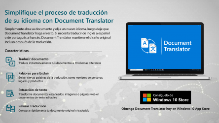 Imágen 1 Document Translator windows
