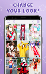 Screenshot 6 Cámara de cosplay - Editor de fotos de anime android