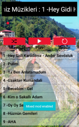 Captura de Pantalla 5 Karadeniz Müzikleri İnternetsiz (50 Şarkı) android