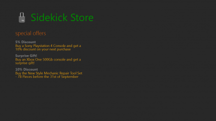 Screenshot 2 Sidekick Store windows