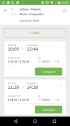 Screenshot 3 Comboios de Portugal android