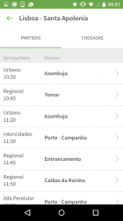 Captura de Pantalla 6 Comboios de Portugal android